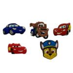 Pack Figuras silicona 2D Cars y Patrulla