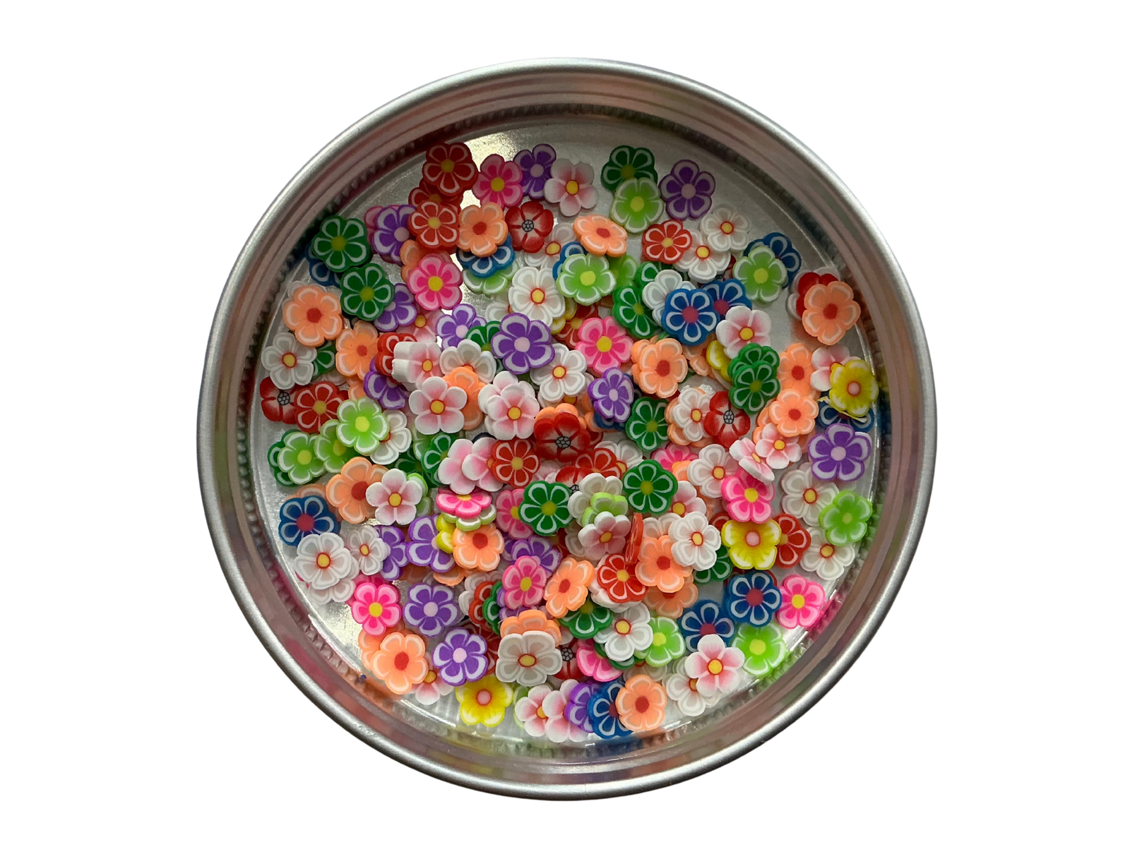 Arcilla Polimérica Flores Multicolor