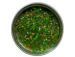 Lentejuela Mini Estrellas Verde Tornasol