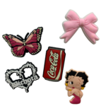 Pack Figuras silicona 2D Karol, Betty, Lazo, Cola y Mariposa