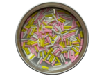 Arcilla Polimérica Fideos Multicolor Rosa Amarillo Blanco