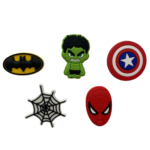 Pack Figuras silicona 2D Superhéroes, Araña
