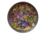 Lentejuela Tornasolada Anillos Colores