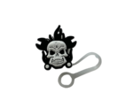 Tapón para Pajitas Calavera Llamas