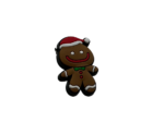 Tapón para Pajitas Jengibre Navidad