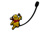 Tapón para Pajitas Oso Navidad