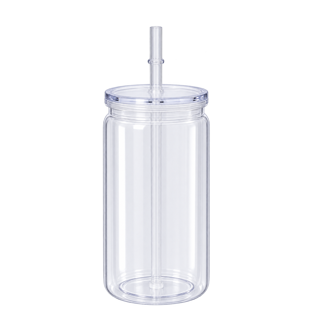 Vaso SnowGlobe Glow 16 oz Brillante en la Oscuridad