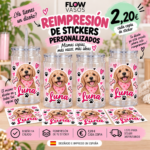 reimpresión de sticker personalizado