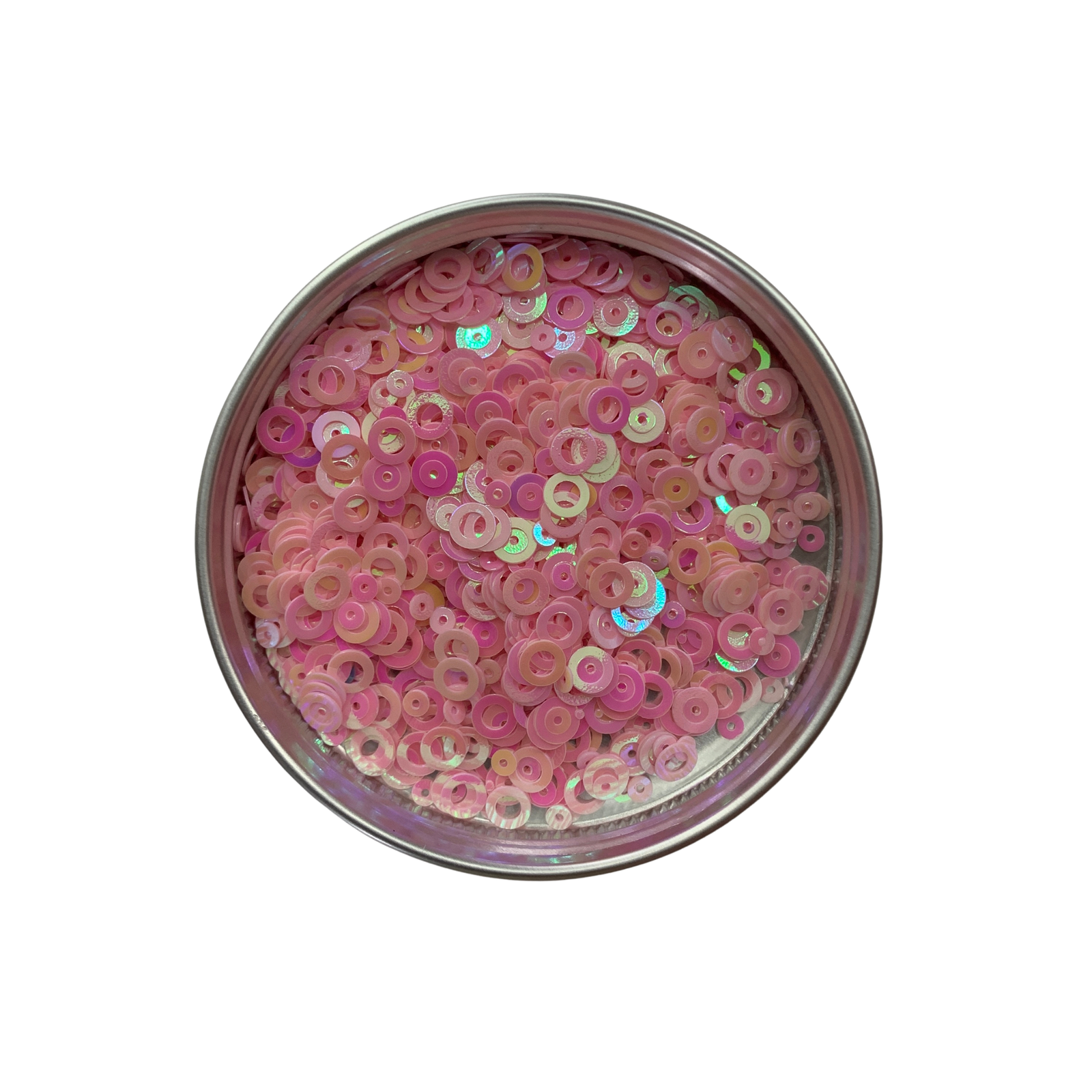 Lentejuela Burbujas Rosas